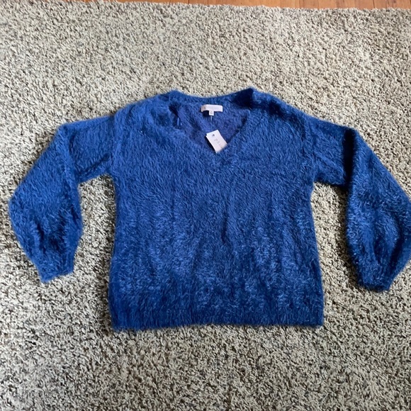 NWT Fuzzy Philosophy sweater - Picture 1 of 5